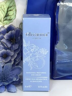 Olivanna London Bakuchiol Restoring Eye Cream, 15 ml *Brand New in SEALED Box